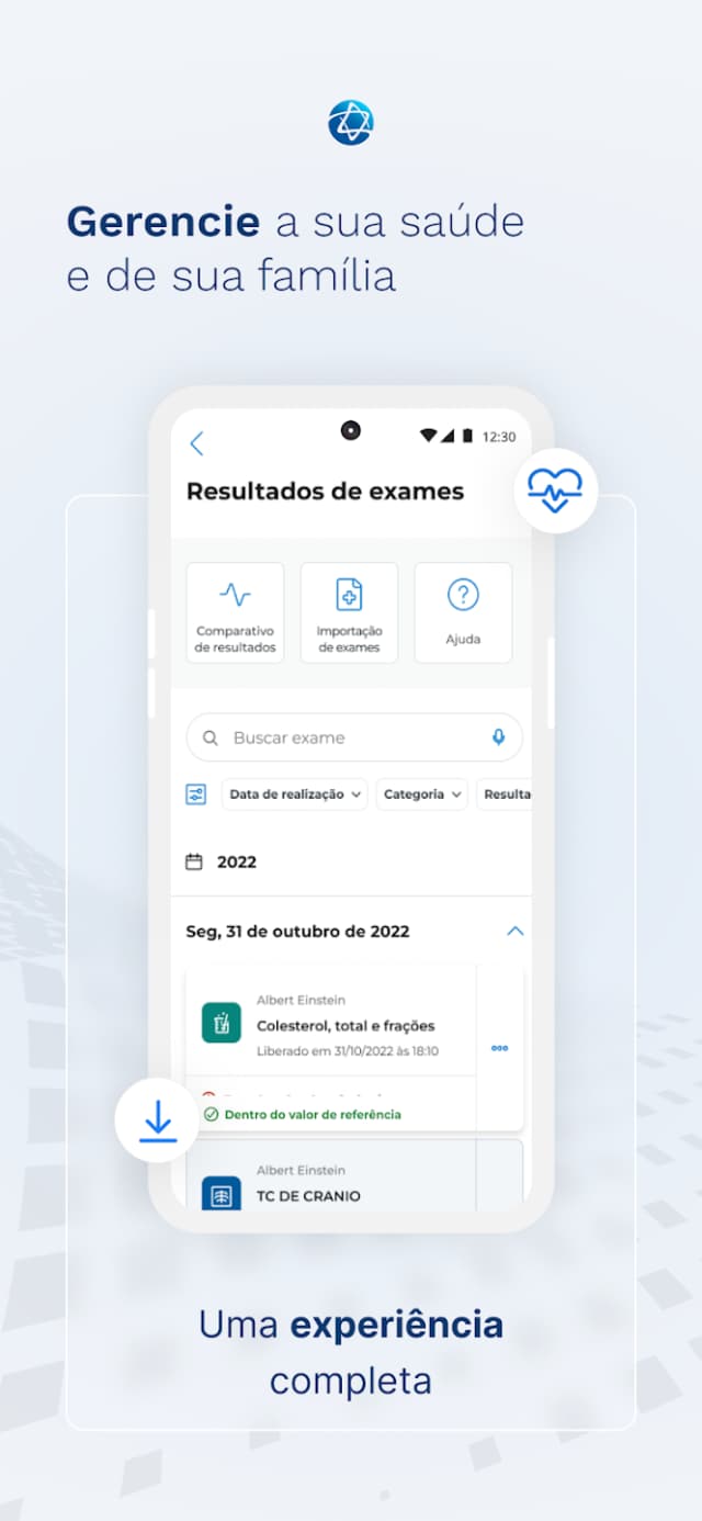 Meu Einstein App Funcionalidade 1